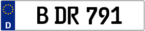 Truck License Plate